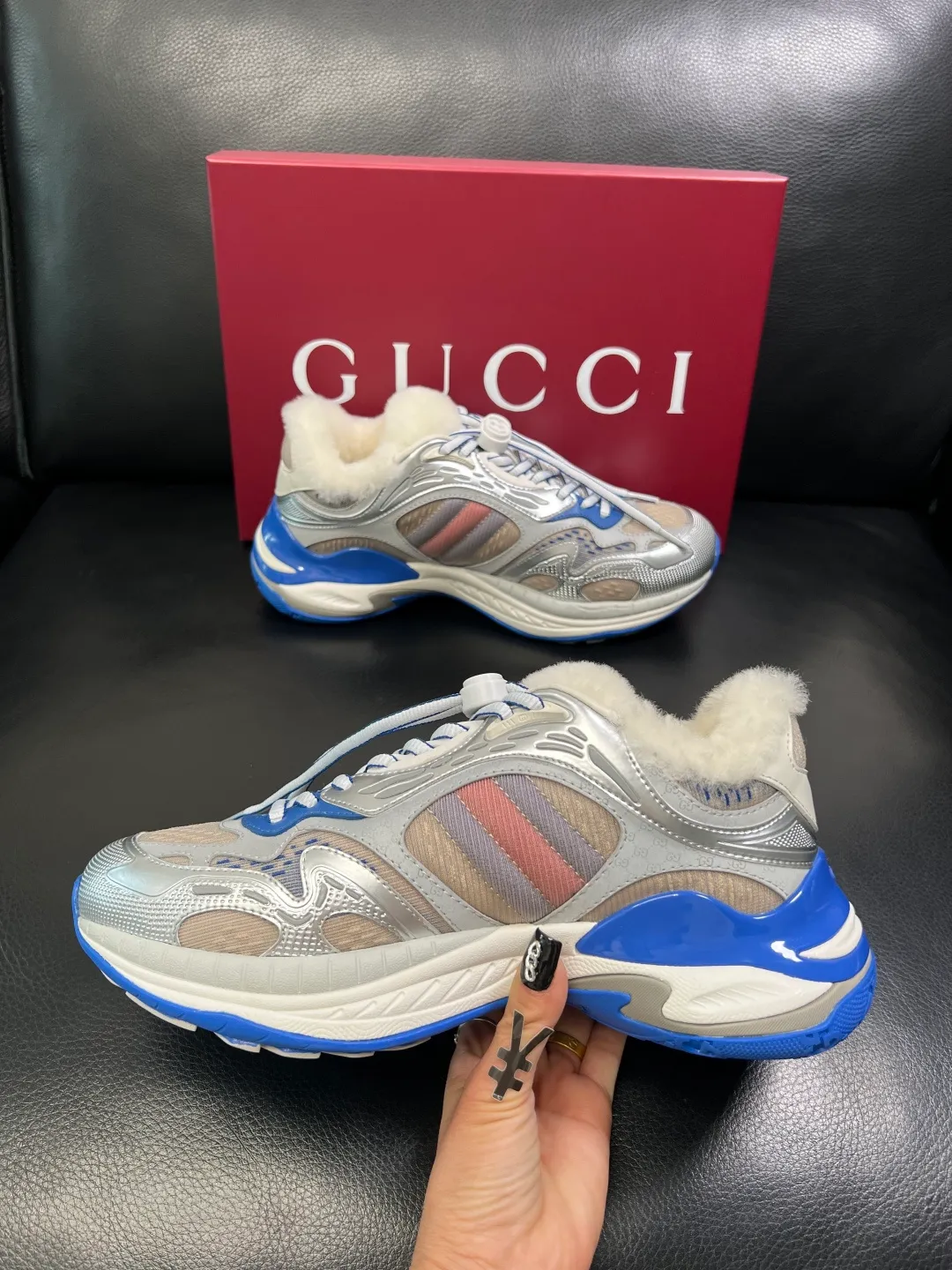 Men's shoes 💰980 Gucci high quality top crafts Gucci counter new original configuration, imported Italian cowhide fabric, imported wool lining cowhide pad, breathable and comfortable, sole: original factory special supply original sole super comfortable, original factory and single goods, welcome to compare, code number 39-44 (customized 38 45)